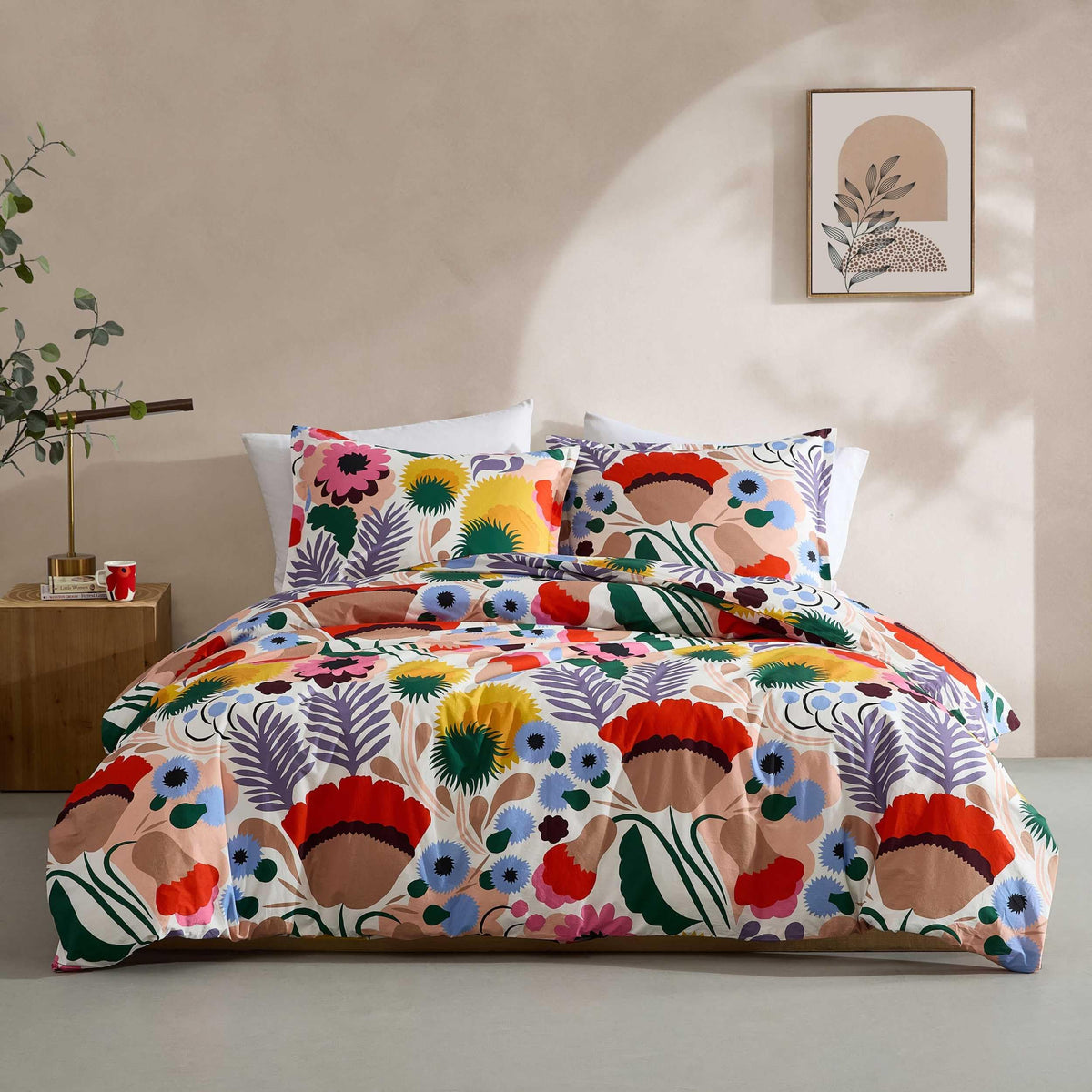 Cotton Percale Duvet Cover Set
