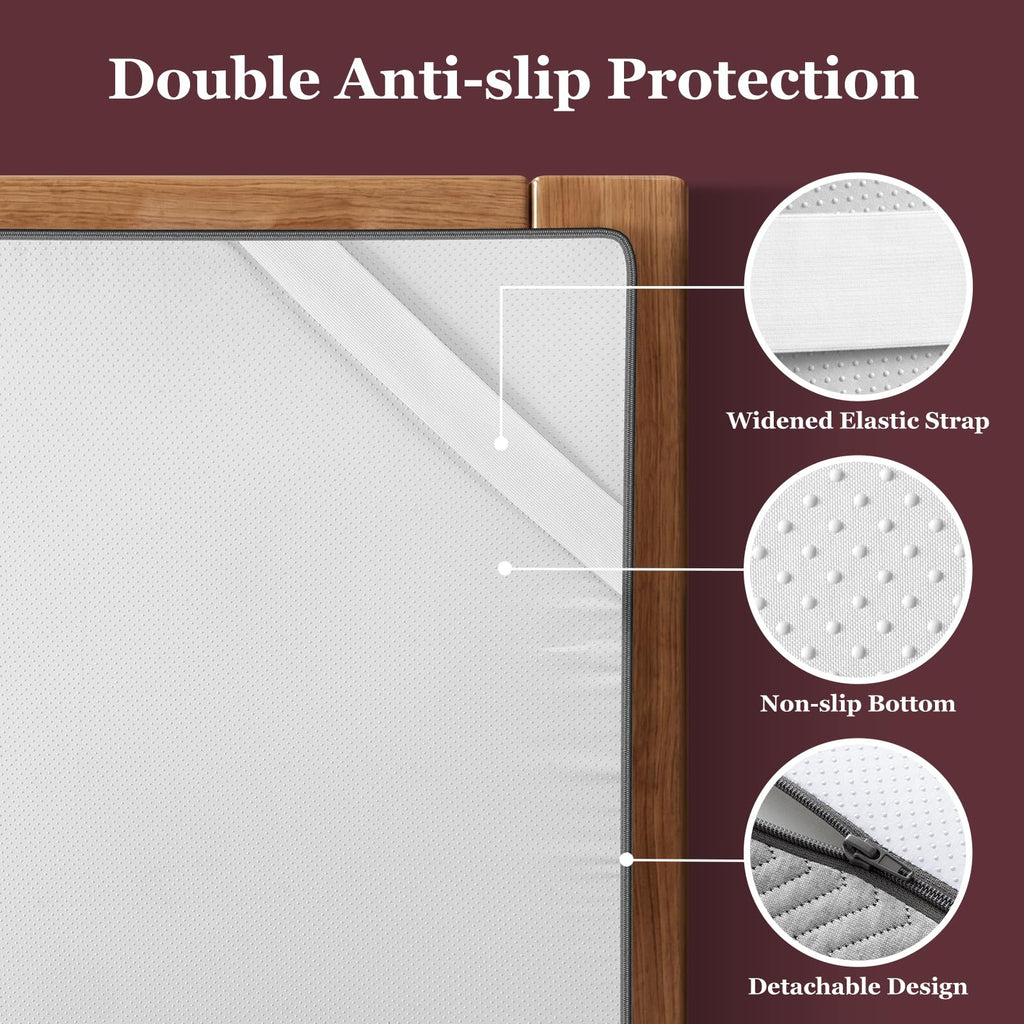 BedStory Wave Fusion Memory Foam Mattress Topper