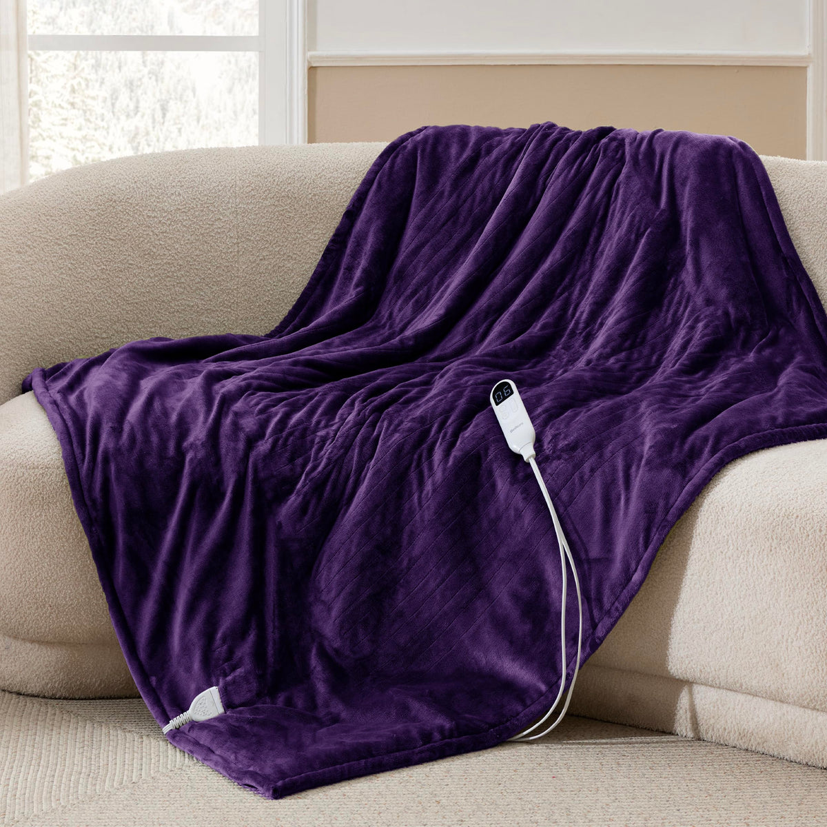 Bedsure Heated Blanket with Preheate Function
