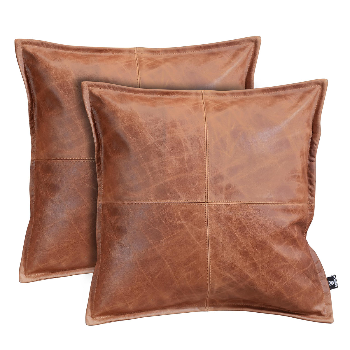 Lambskin Leather Pillow Cover