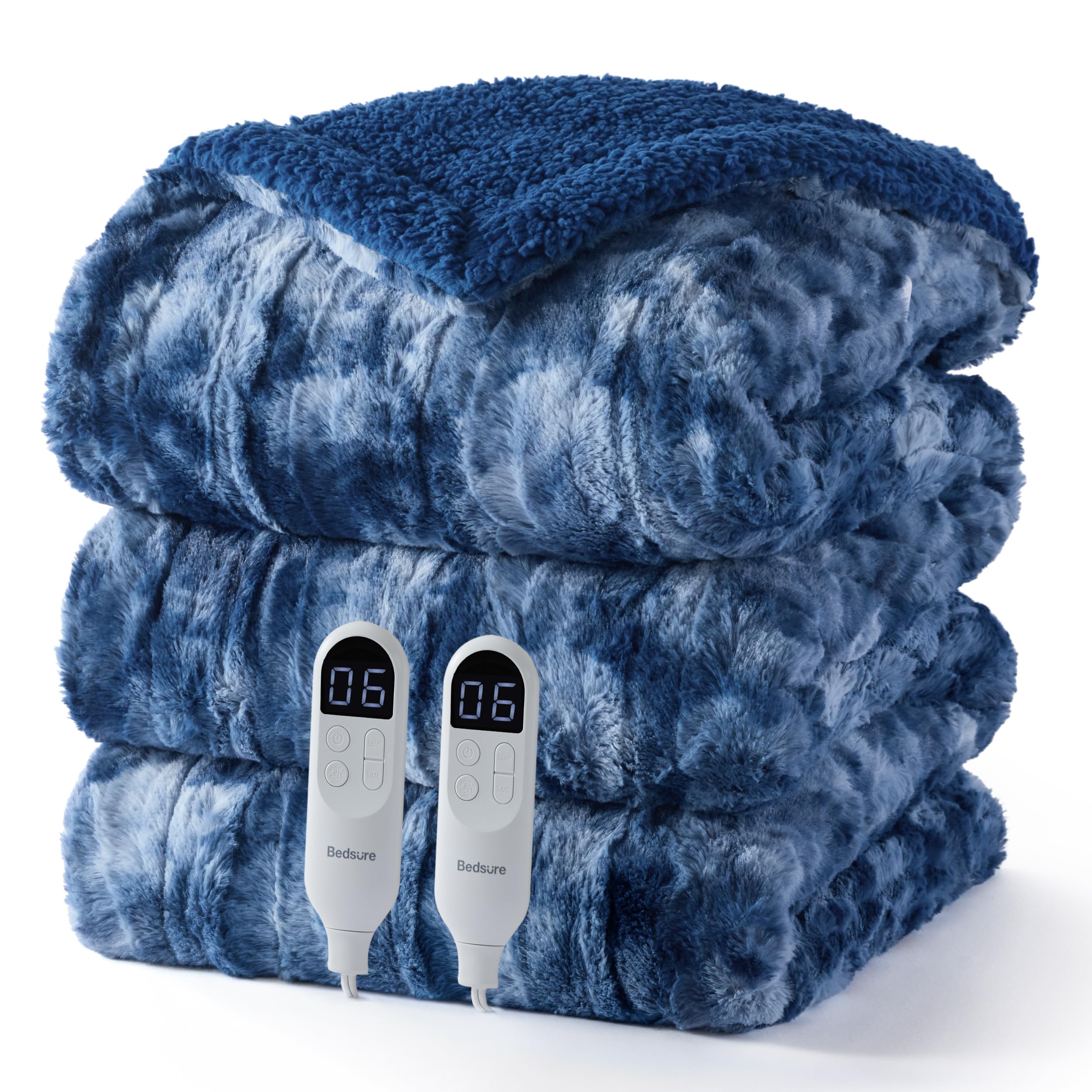Bedsure Heated Blanket with Preheate Function
