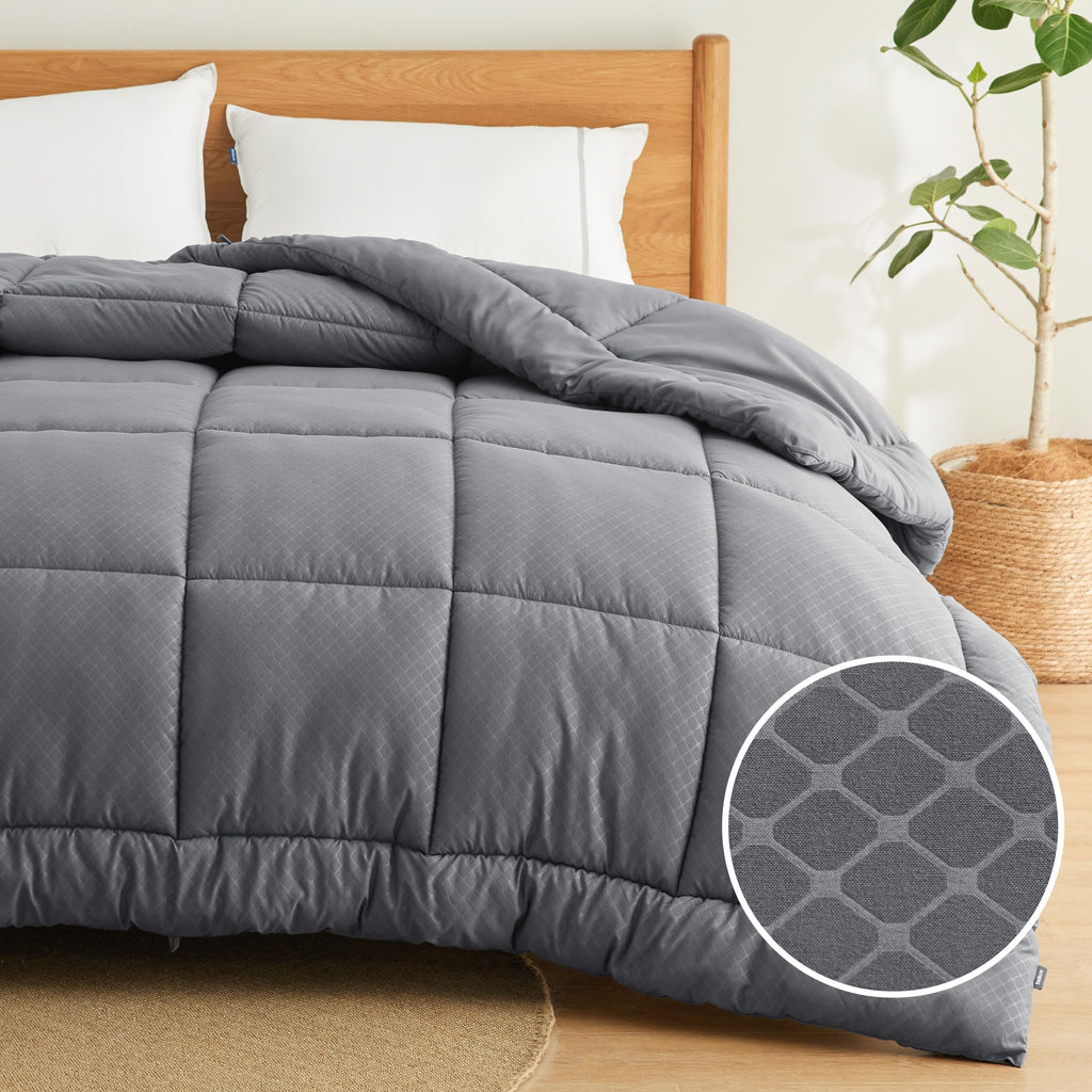 Bedsure Comforter Duvet Insert, Quilted Bedding Blanket, Oeko-TEX