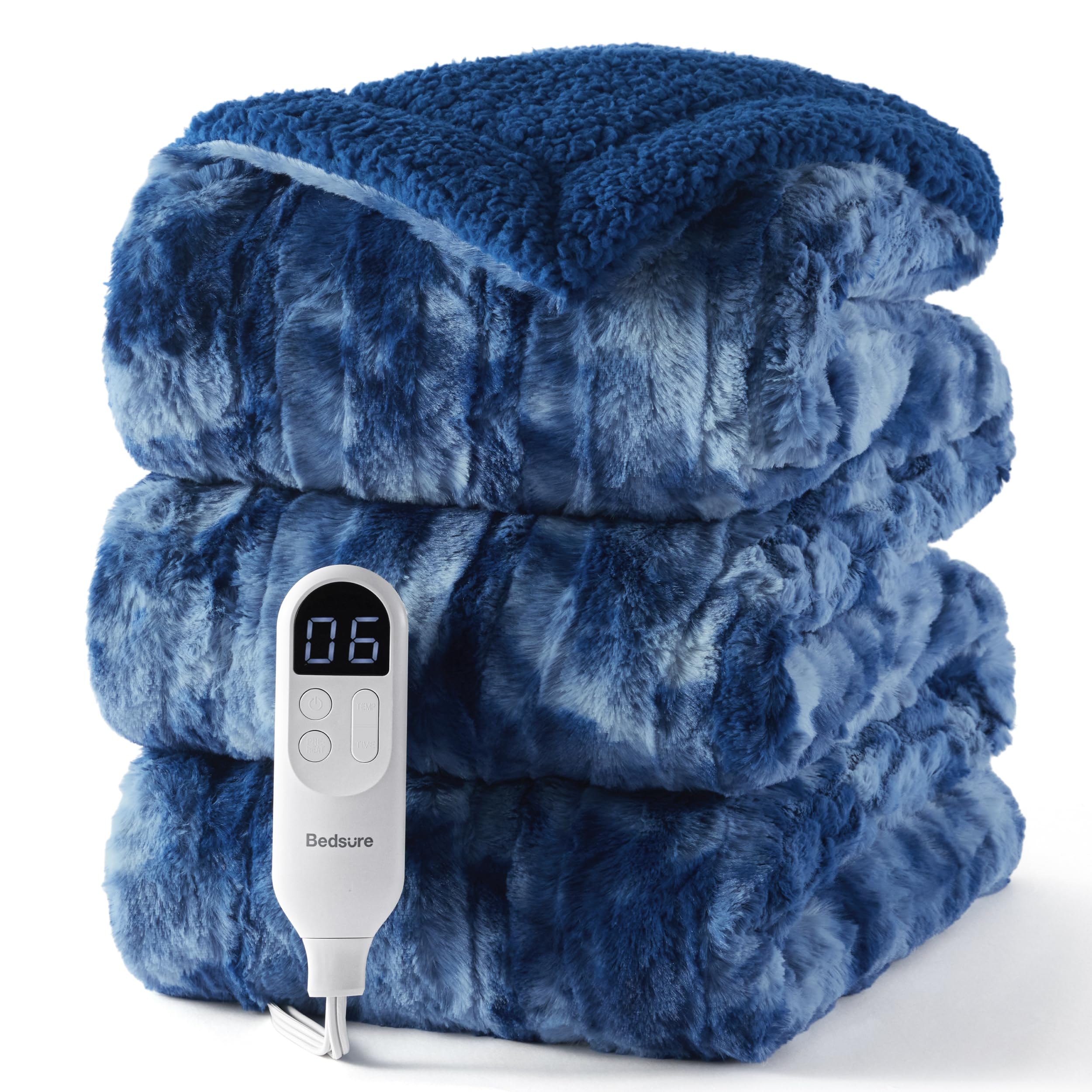 Bedsure Heated Blanket with Preheate Function