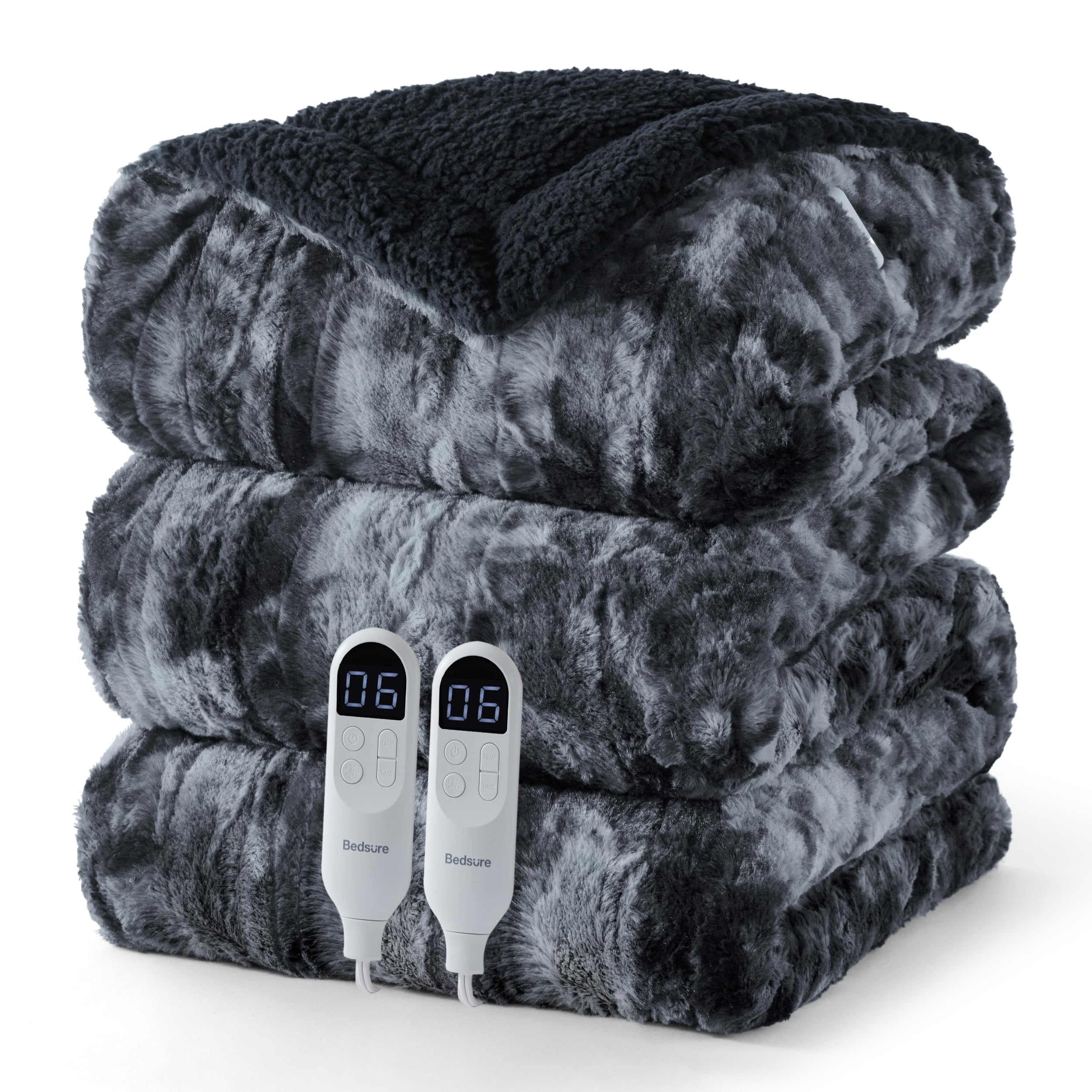 Bedsure Heated Blanket with Preheate Function