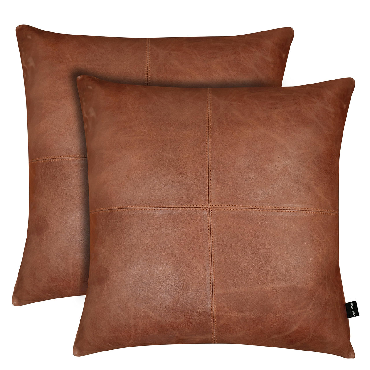 Lambskin Leather Pillow Cover
