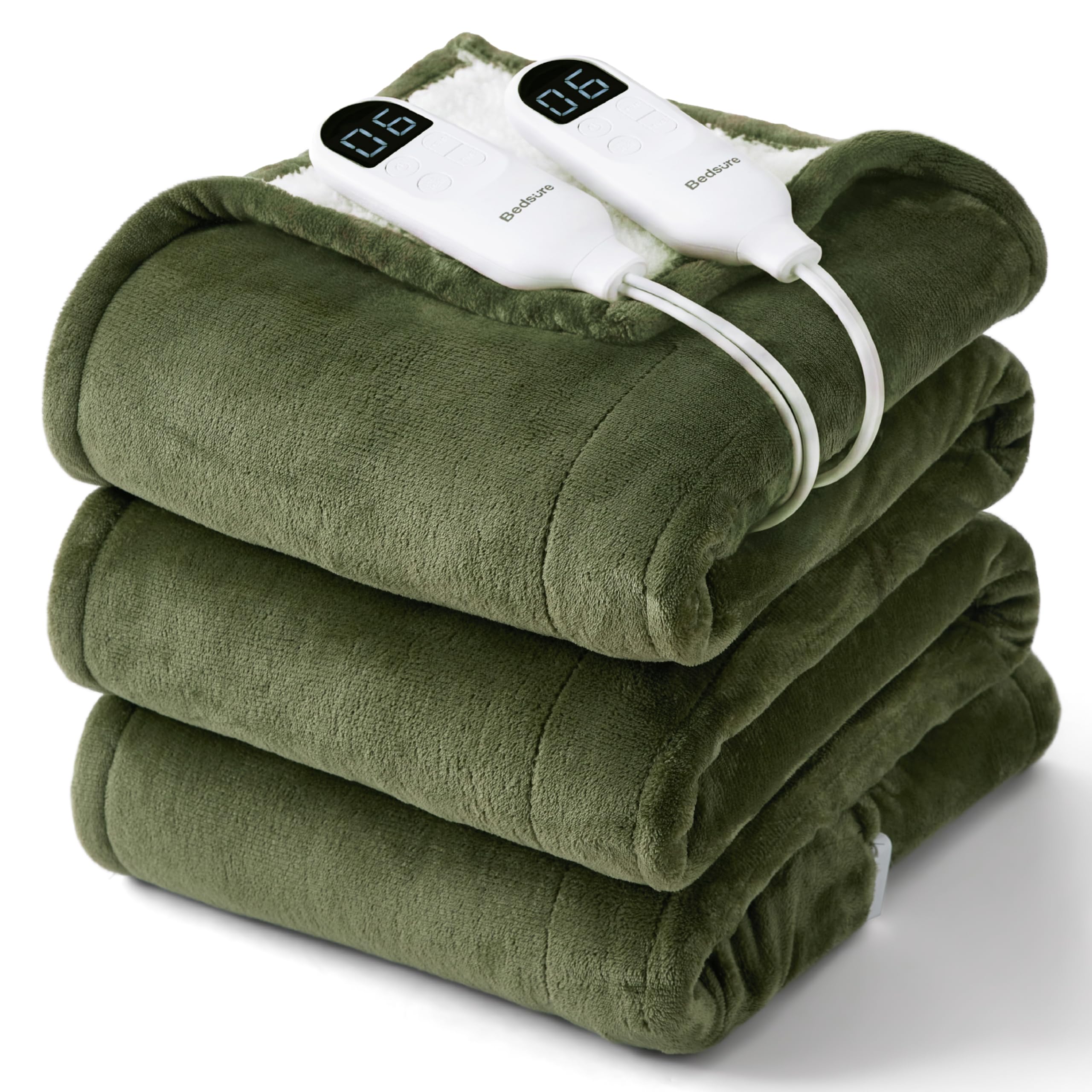 Bedsure Heated Blanket with Preheate Function