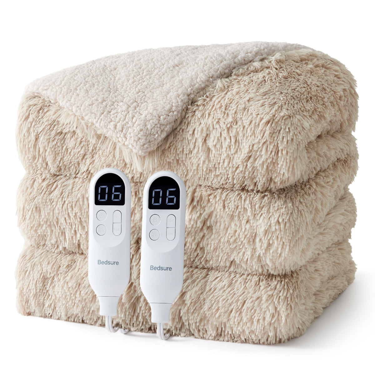 Bedsure Heated Blanket with Preheate Function