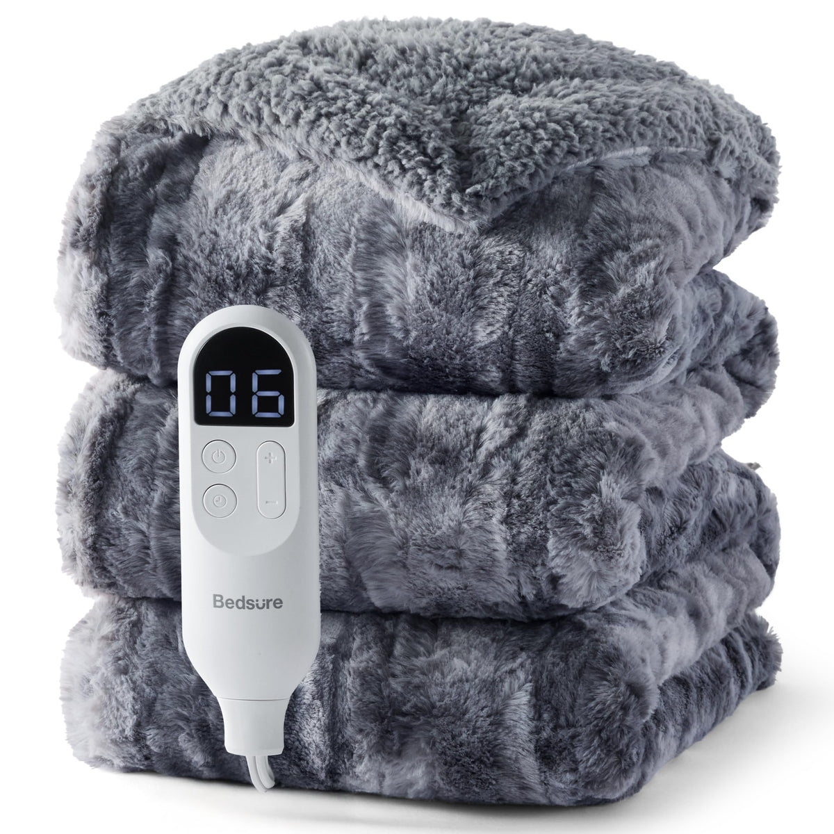 Bedsure Heated Blanket with Preheate Function