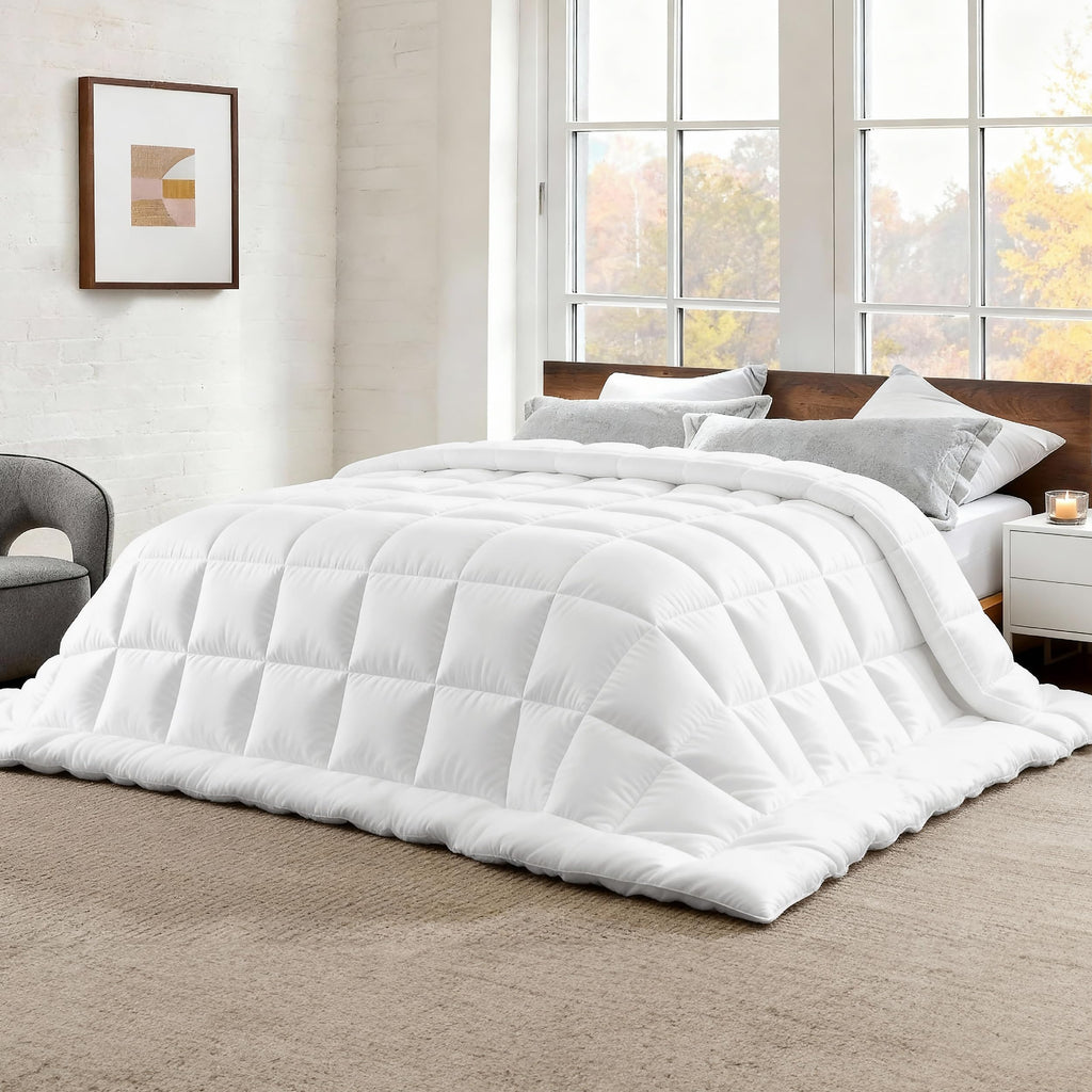 Bedsure Comforter Duvet Insert, Quilted Bedding Blanket, Oeko-TEX