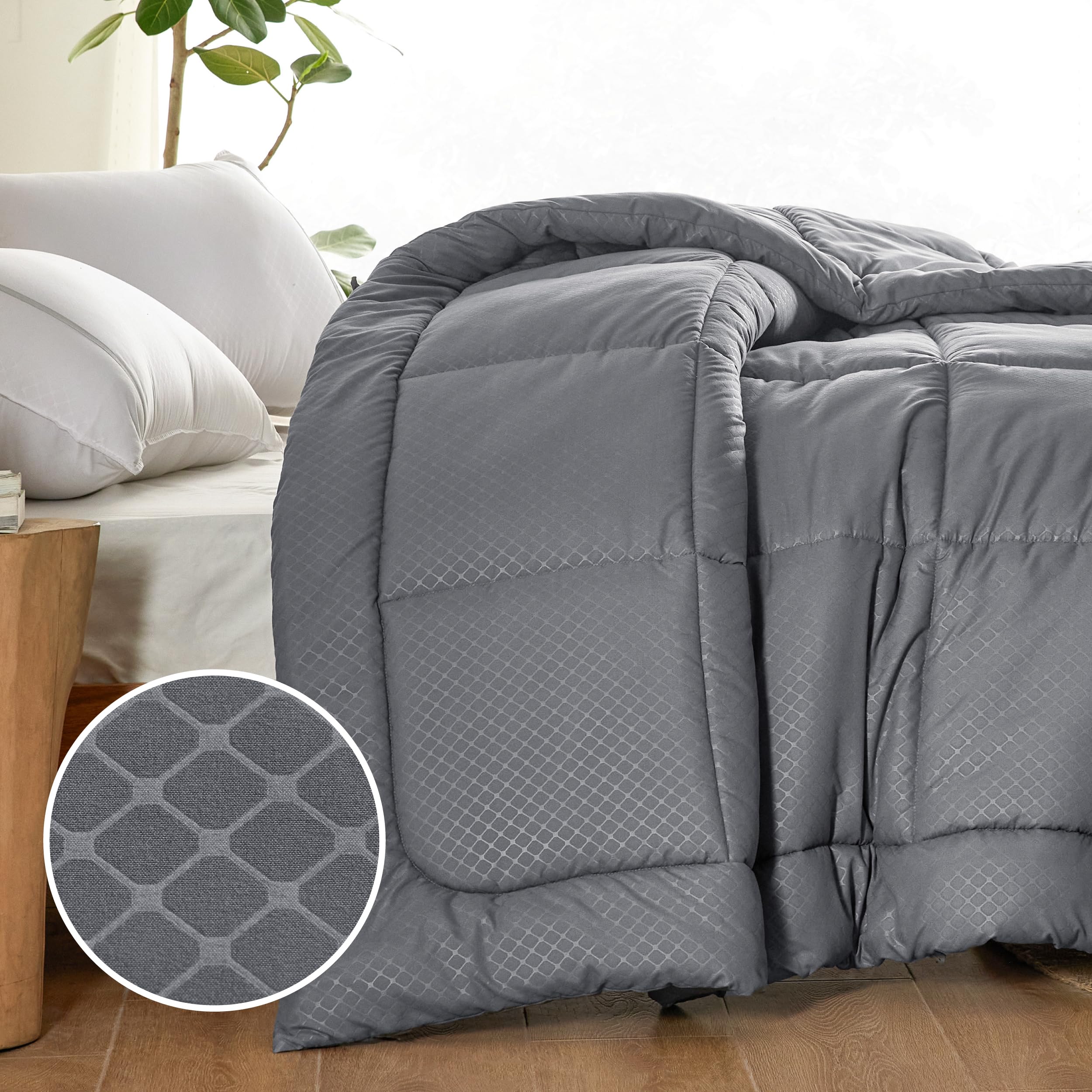 Bedsure Comforter Duvet Insert, Quilted Bedding Blanket, Oeko-TEX