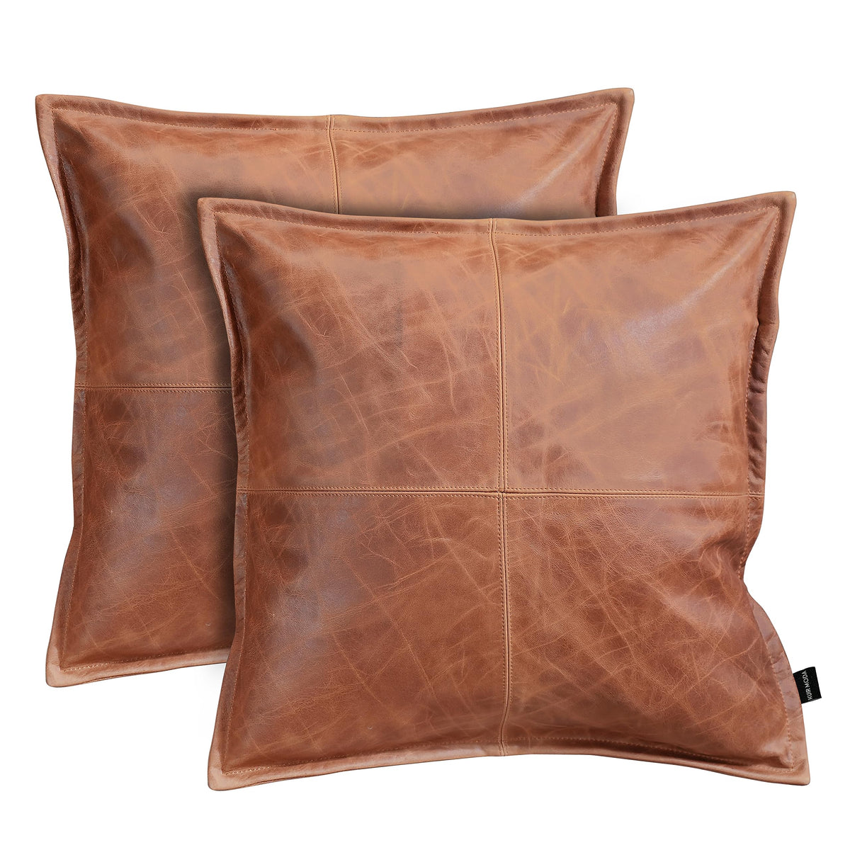 Lambskin Leather Pillow Cover
