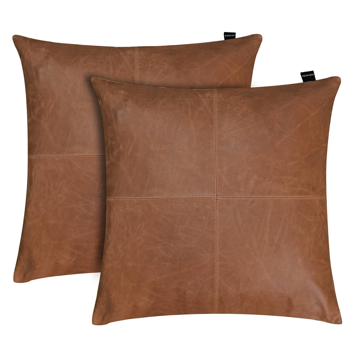 Lambskin Leather Pillow Cover