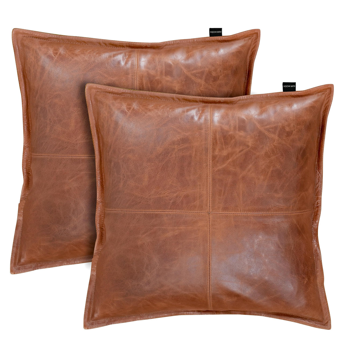 Lambskin Leather Pillow Cover