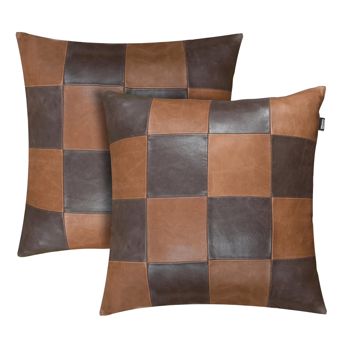 Lambskin Leather Pillow Cover