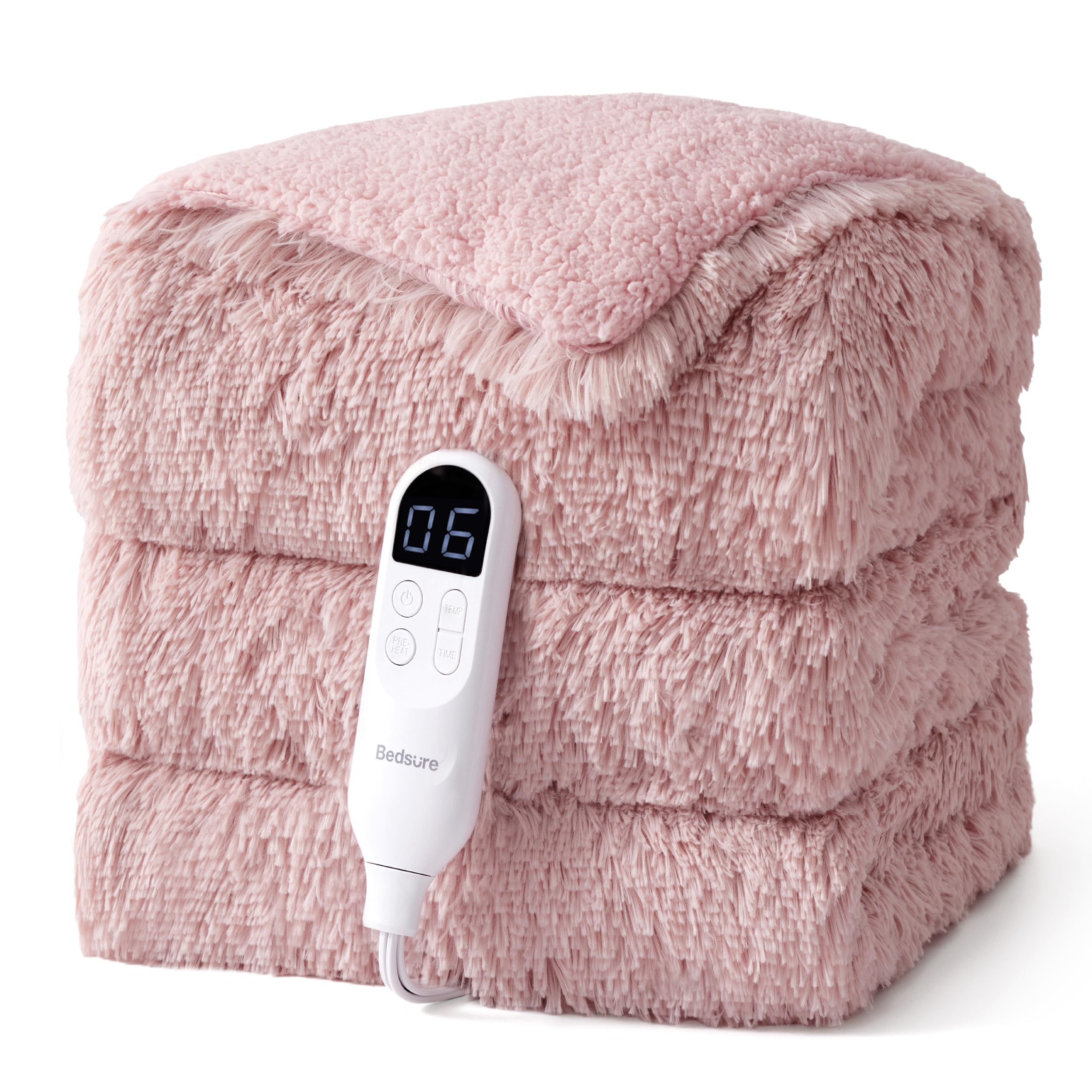 Bedsure Heated Blanket with Preheate Function