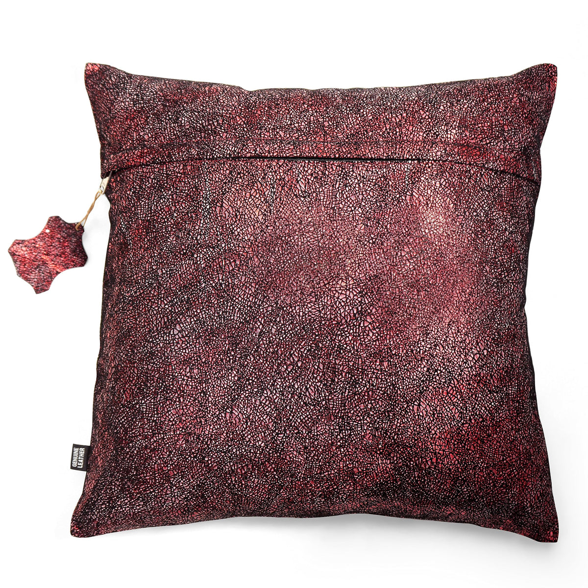 Lambskin Leather Pillow Cover